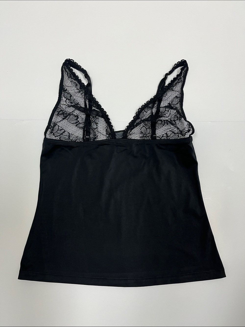 Calvin Klein Black Lace-Trim Camisole